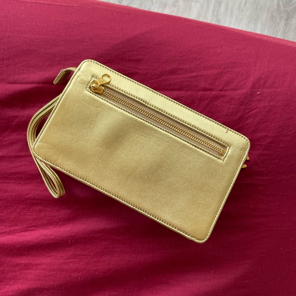 CHANEL vintage gold clutch wristlet - rare - Picture 3 of 9